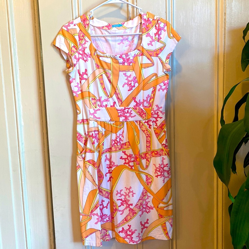 J. McLaughlin coral dress